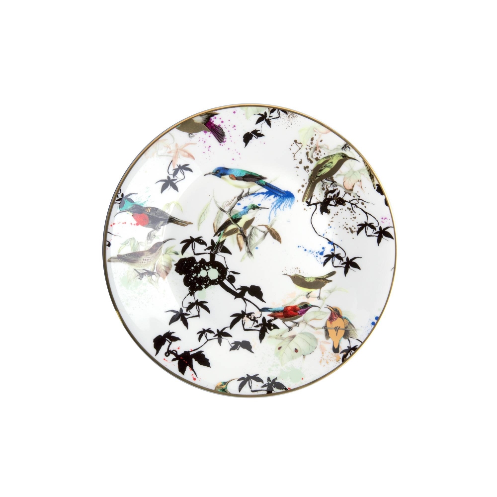 Roberto Cavalli  6 piatti frutta Garden's Birds diam. 21,5 cm
