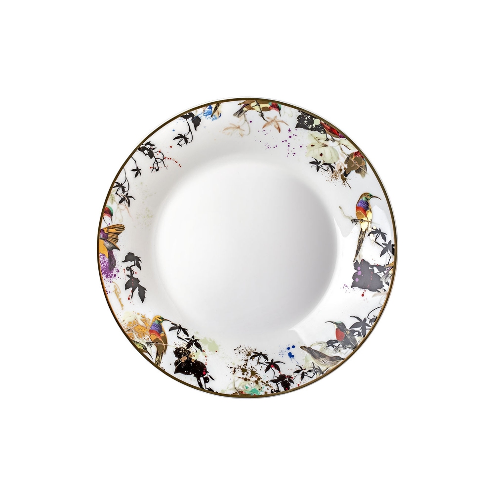 Roberto Cavalli Garden's Birds Set of 6 soup plates diam. 22cm