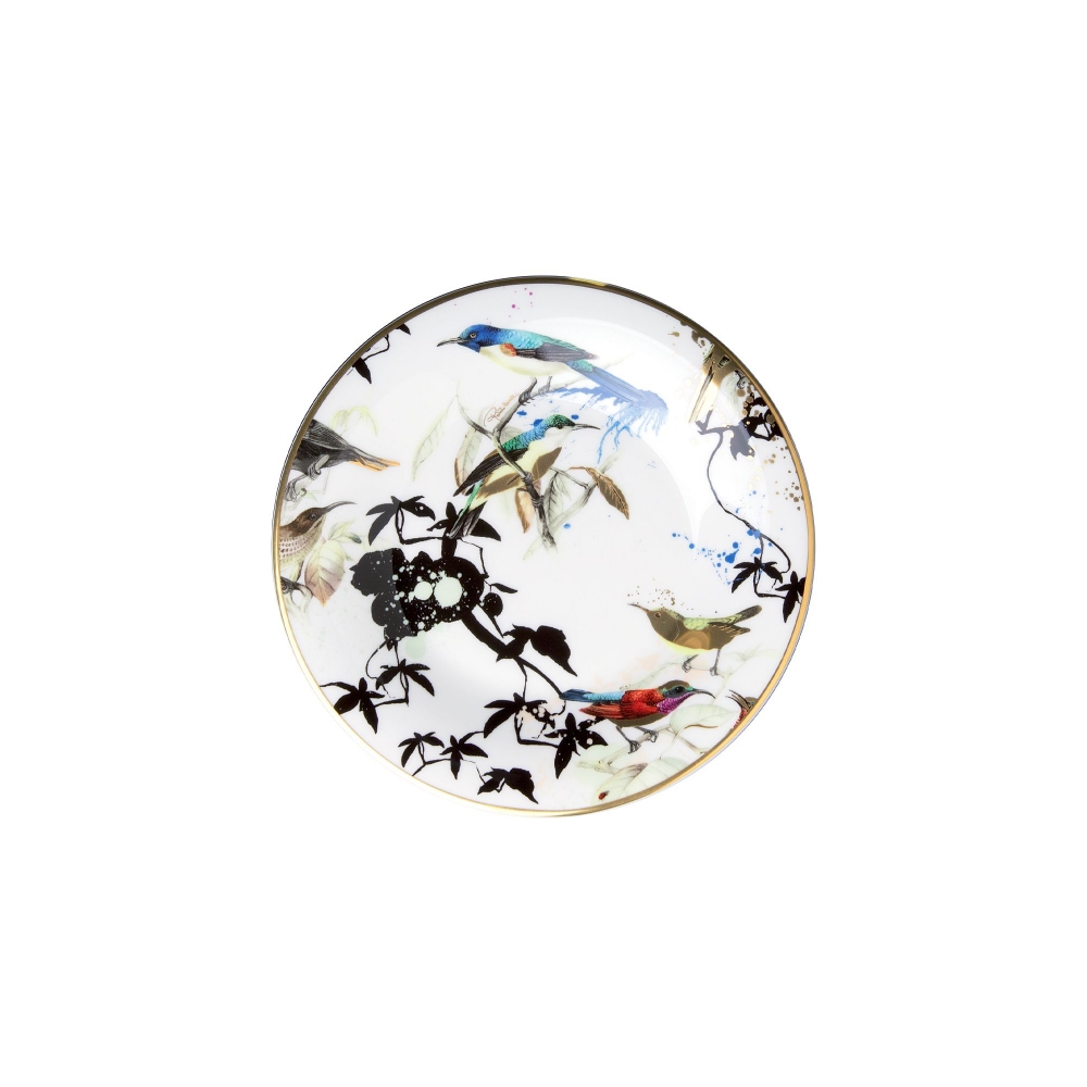 Roberto Cavalli Garden's Birds Set of 6 bread plates diam. 15.5 cm