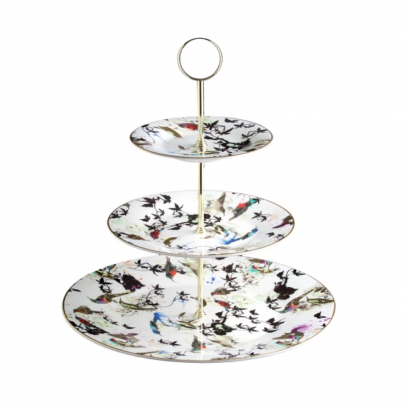 Roberto Cavalli Garden's Birds three-level riser