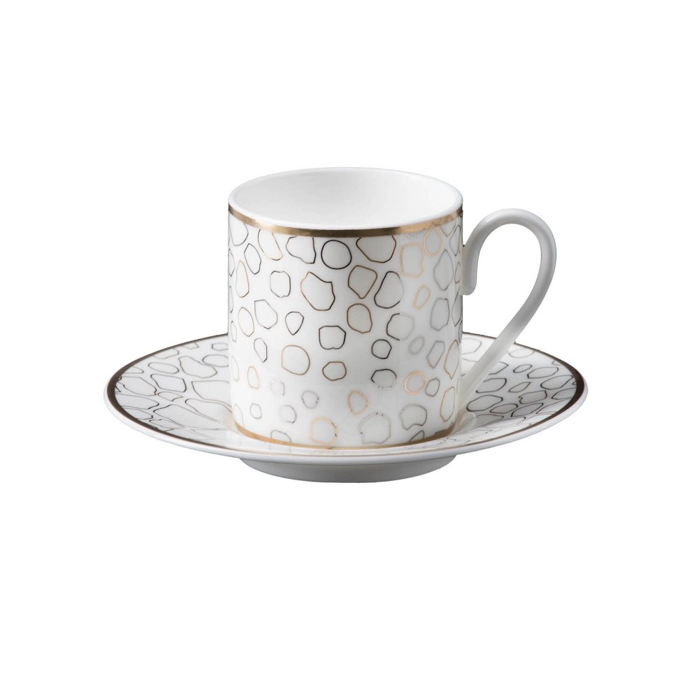 Roberto Cavalli Giraffa Set of 6 coffee cups with saucers 10 cl
