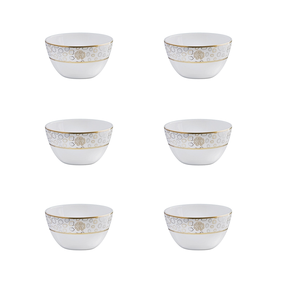 Roberto Cavalli Giraffa Set of 6 rice...