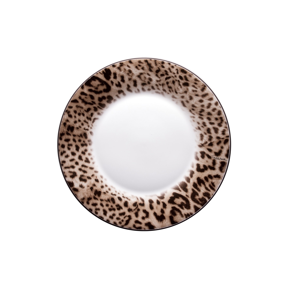 Roberto Cavalli  6 piatti fondi Jaguar diam. 22 cm