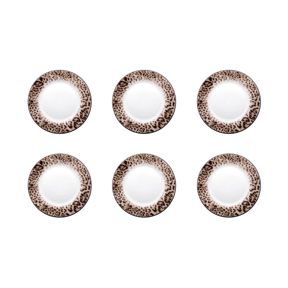 Roberto Cavalli Jaguar Set of 6 bread...