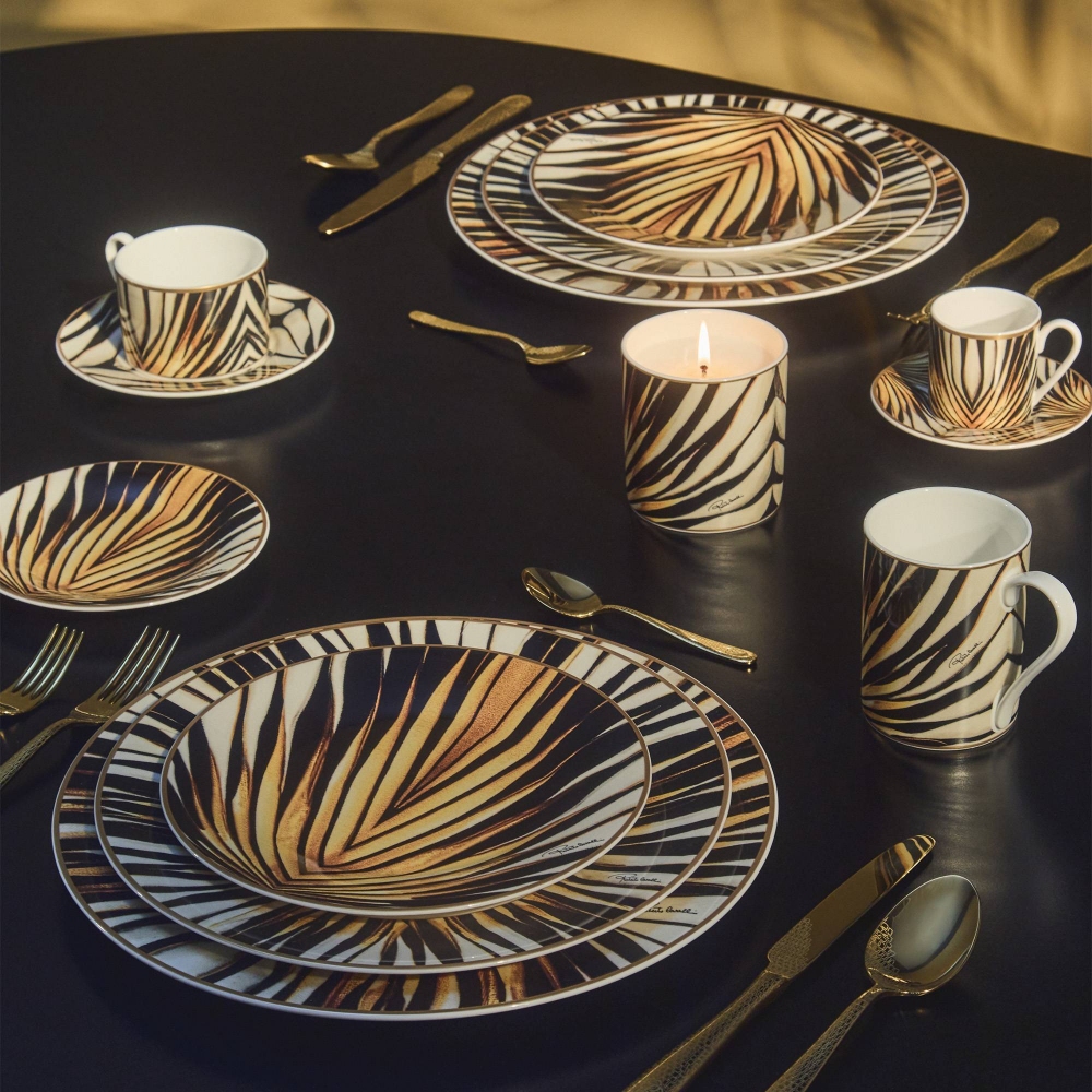 Roberto Cavalli  6 tazze da caffè con piattino Jaguar 10 cl