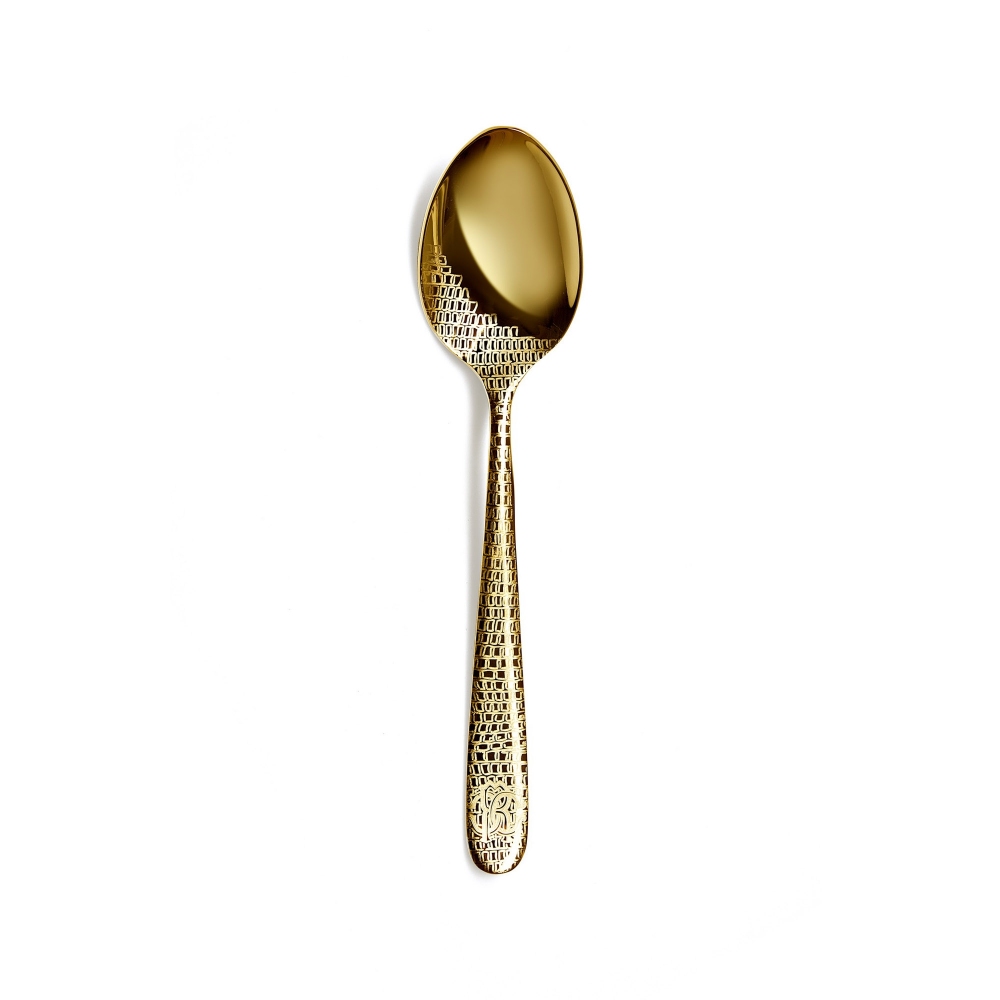 Roberto Cavalli Lizzard Gold 6 table spoons