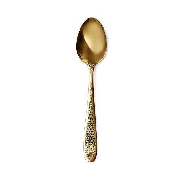 Roberto Cavalli Lizzard Gold Serving Spoon