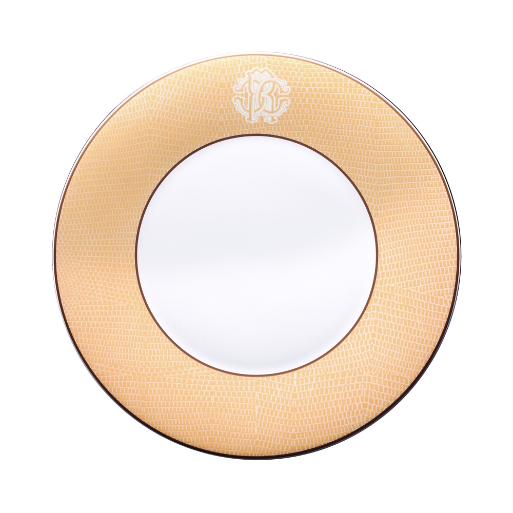 Roberto Cavalli Lizzard Gold Charger...