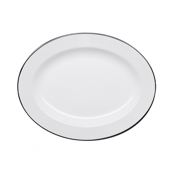 Roberto Cavalli Lizzard Platin Oval dish diam. 36 cm