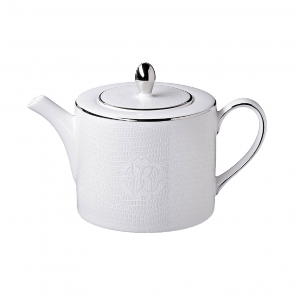 Roberto Cavalli Lizzard Platin Teapot