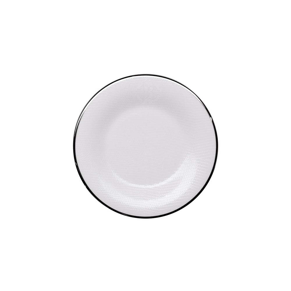 Roberto Cavalli Lizzard Platin Set of 6 bread plates 15,5 cm