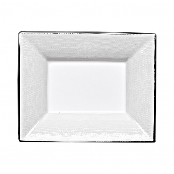 Roberto Cavalli Lizzard Platin Vide poche