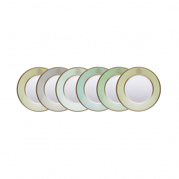 Roberto Cavalli Lizzard Sunrise Set of 6 soup plates diam. 22 cm