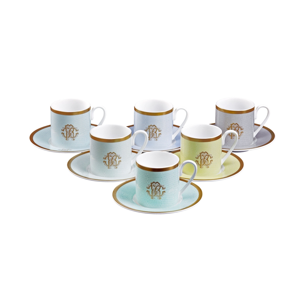 Roberto Cavalli  6 tazze da caffè con...