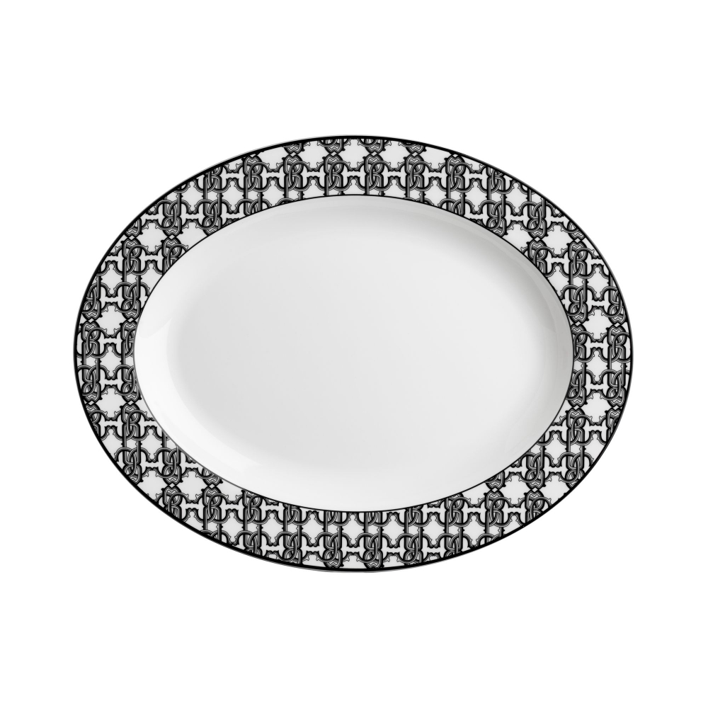 Roberto Cavalli Monogram Black oval...