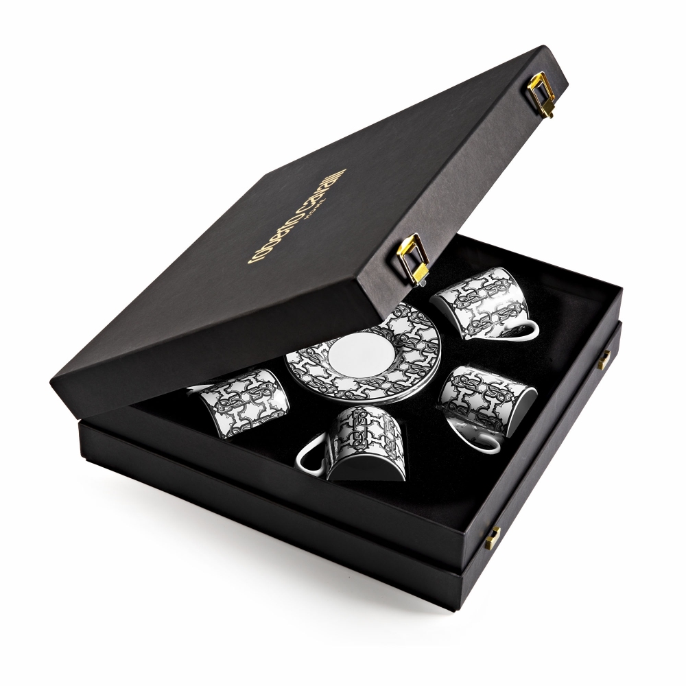 Roberto Cavalli Monogram Black Set of...