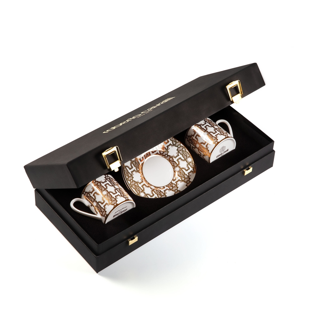 Roberto Cavalli Monogram Gold set of...