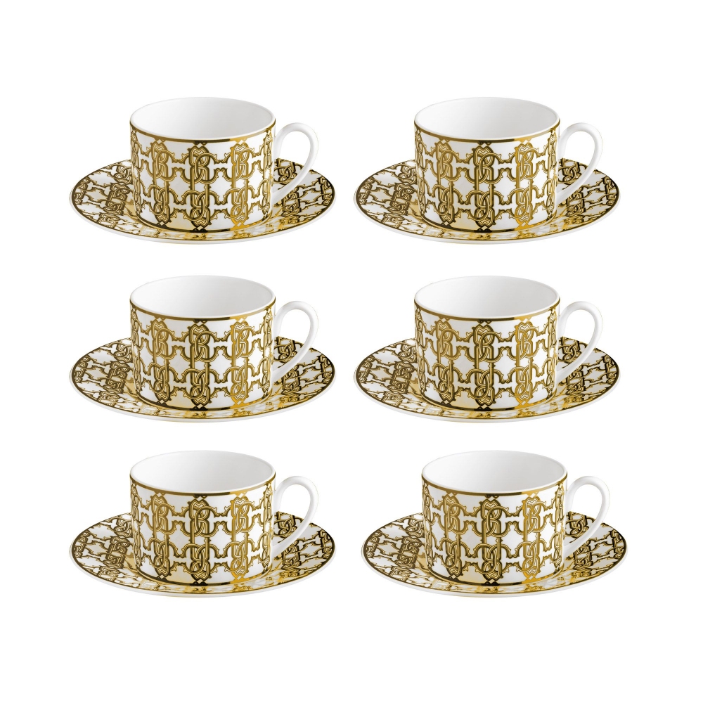 Roberto Cavalli Monogram Gold set of...