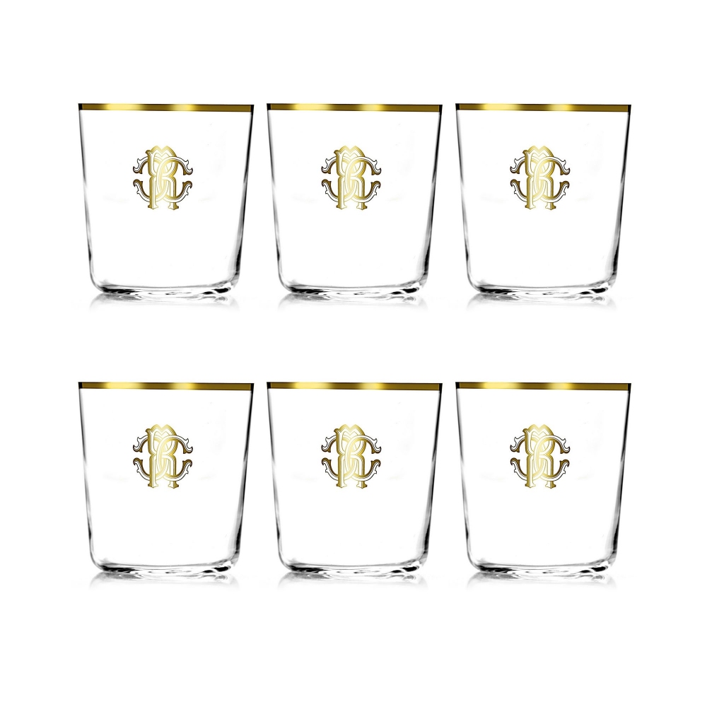 Roberto Cavalli Monogram Gold set of...