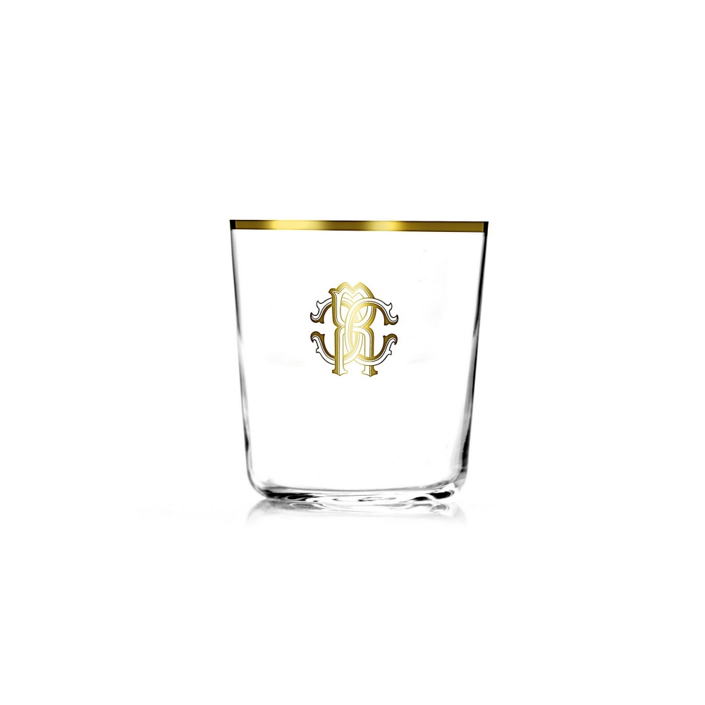 Roberto Cavalli  6 bicchieri old fashion Monogram Gold