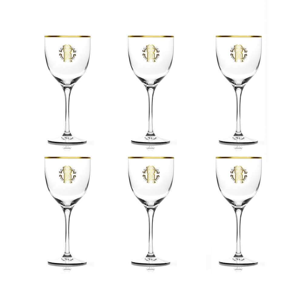 Roberto Cavalli Monogram Gold set of...