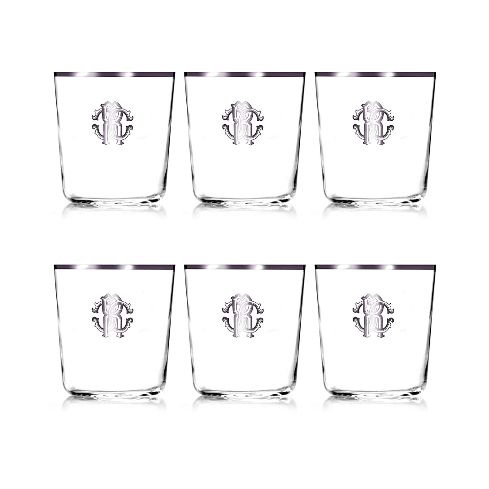 Roberto Cavalli Monogram Platin set...