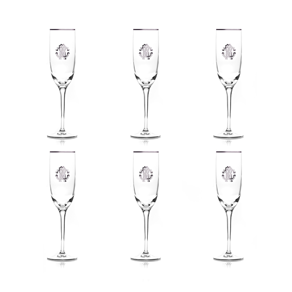 Roberto Cavalli Monogram Platin set...