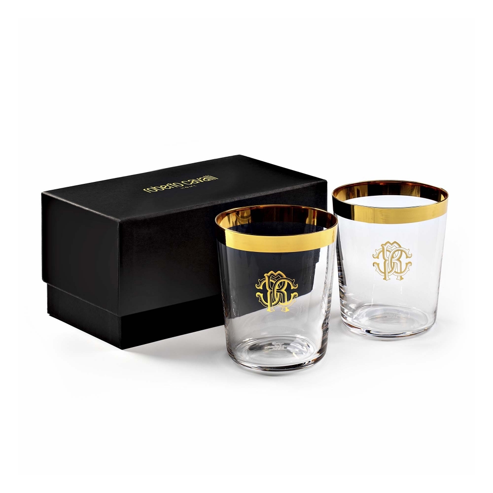 Roberto Cavalli New Monogram Gold Set...