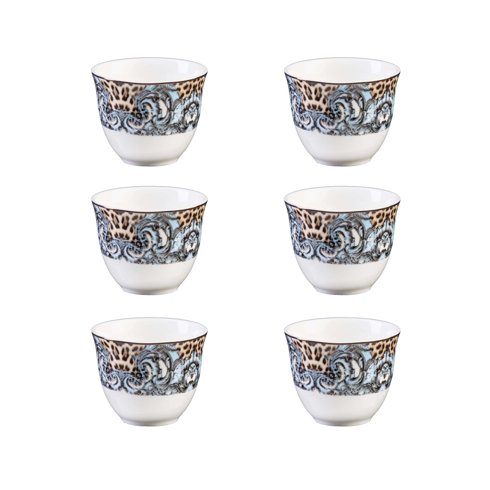 Roberto Cavalli Palazzo Pitti Set of 6 Arabic cups