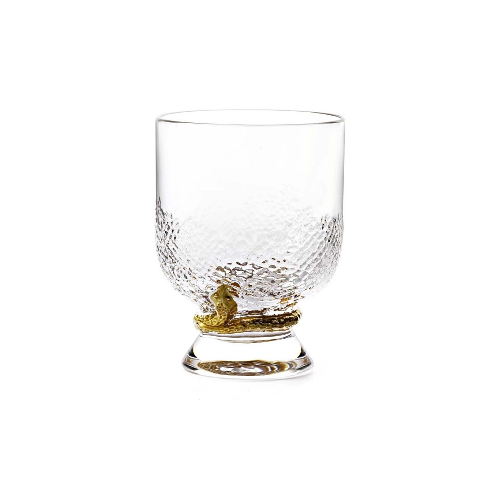 Roberto Cavalli  2 bicchieri acqua Python Gold