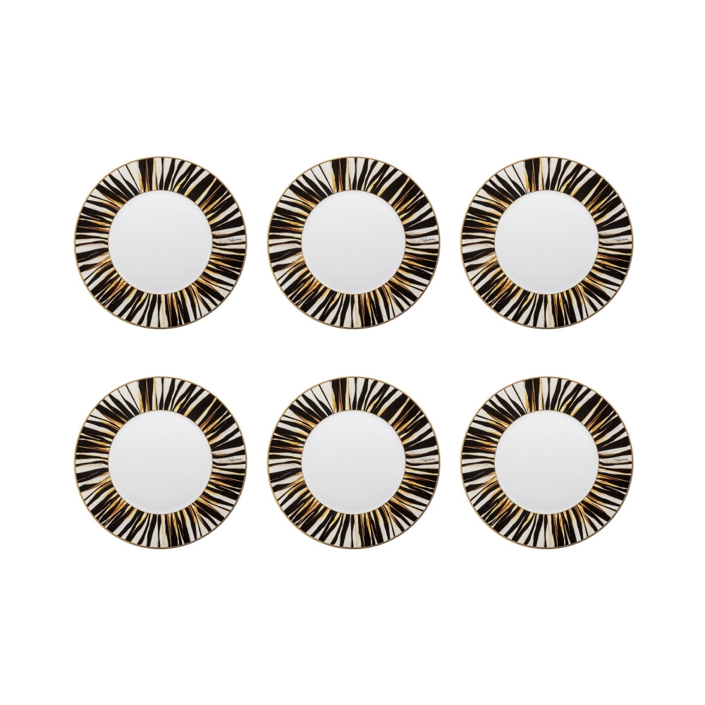 Roberto Cavalli Ray Of Gold Set of 6...