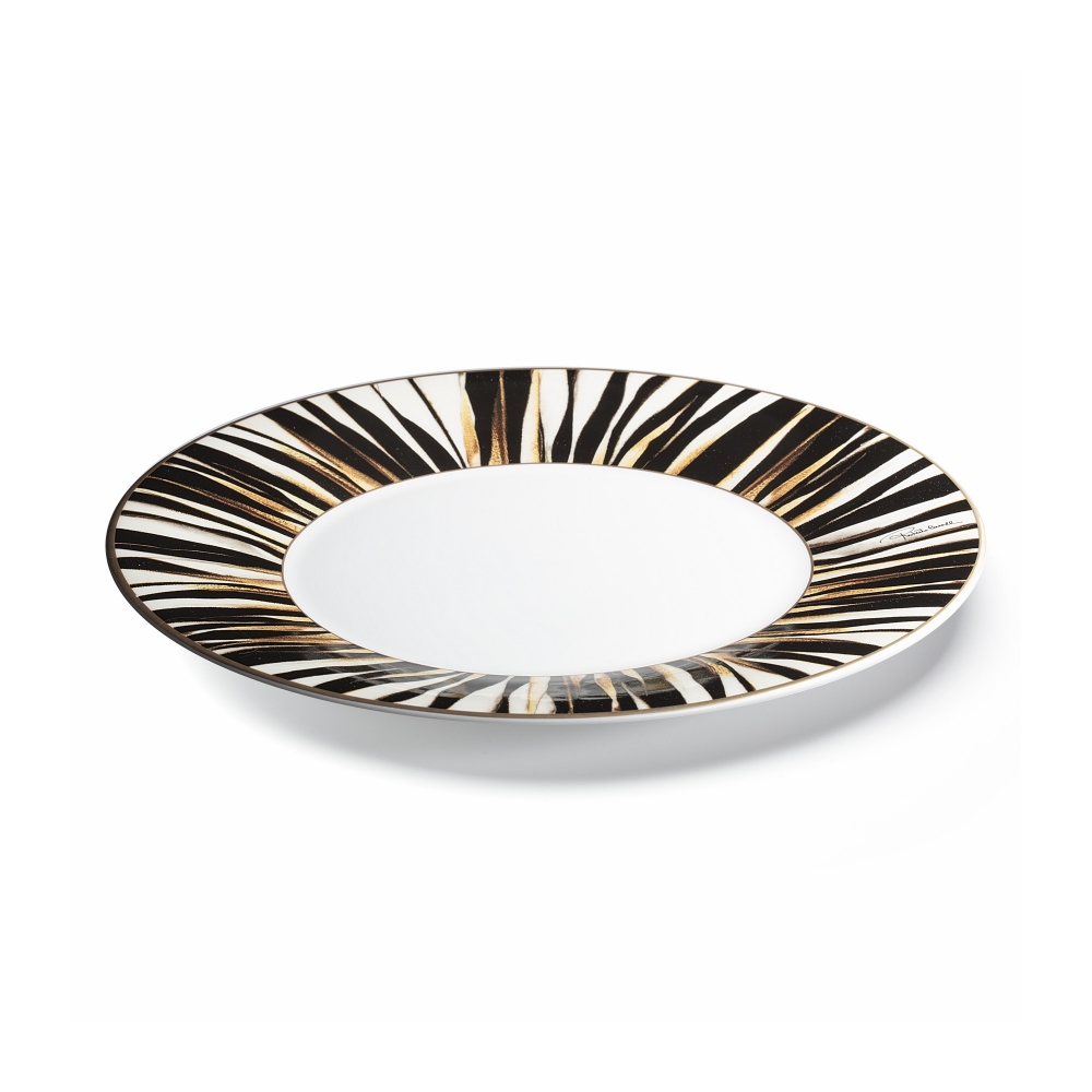 Roberto Cavalli  6 piatti piani Ray Of Gold diam. 27,5 cm