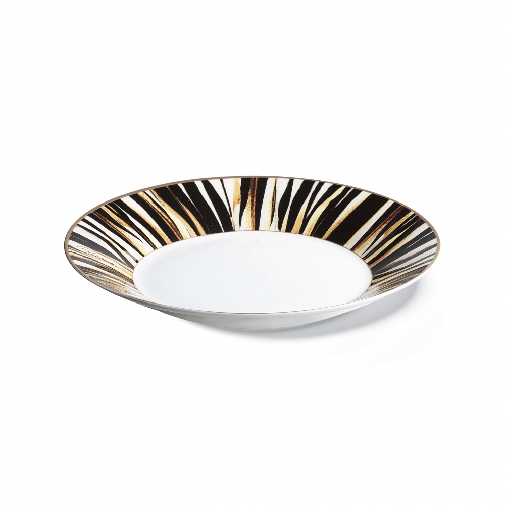Roberto Cavalli Ray Of Gold Set of 6 soup plates diam. 22 cm
