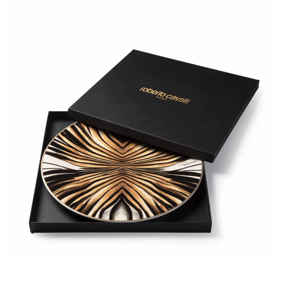 Roberto Cavalli Ray Of Gold Charger Plate diam. 32 cm