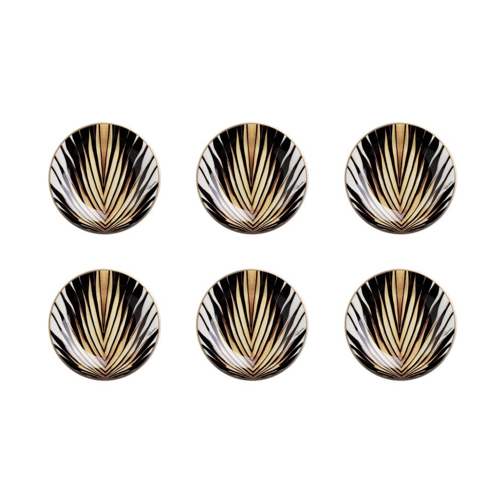 Roberto Cavalli Ray Of Gold Set of 6...