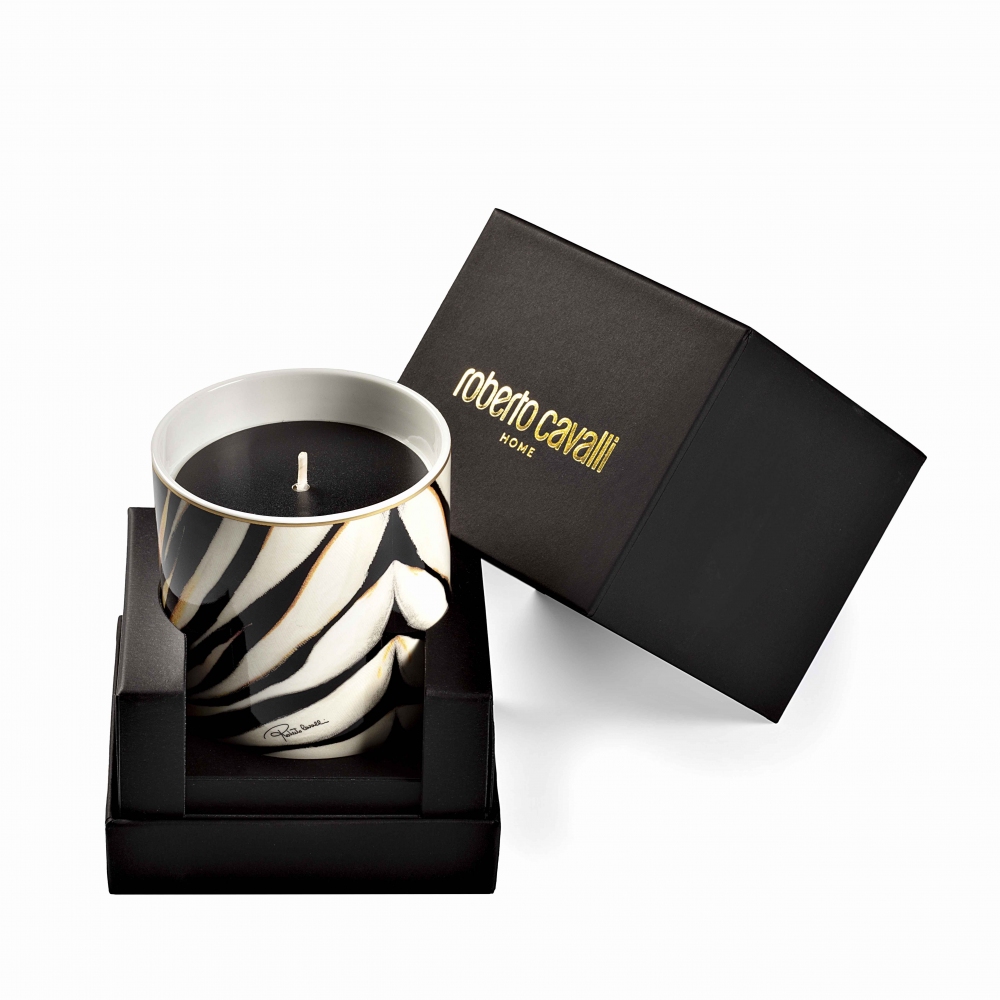 Roberto Cavalli Ray Of Gold scented candle 270g. Ø 8.5 x 9 cm
