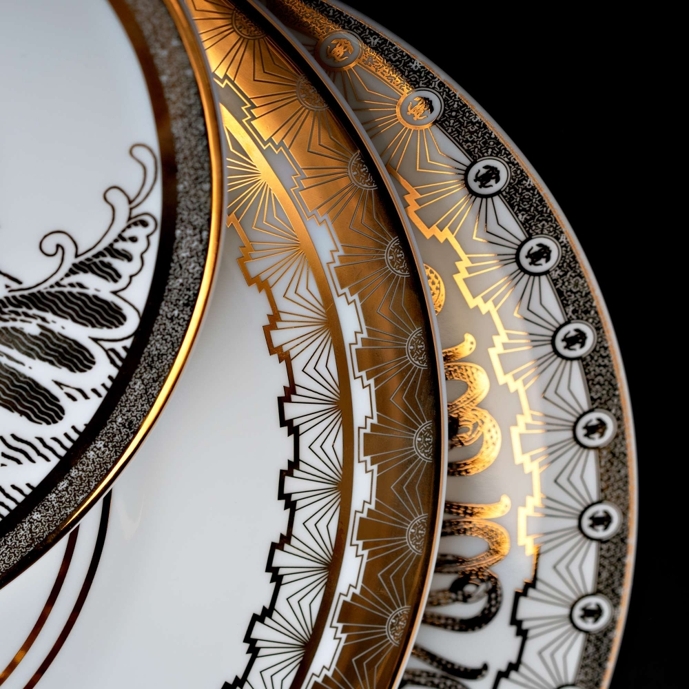 Roberto Cavalli  2 piatti piani Royal diam. 27,5 cm