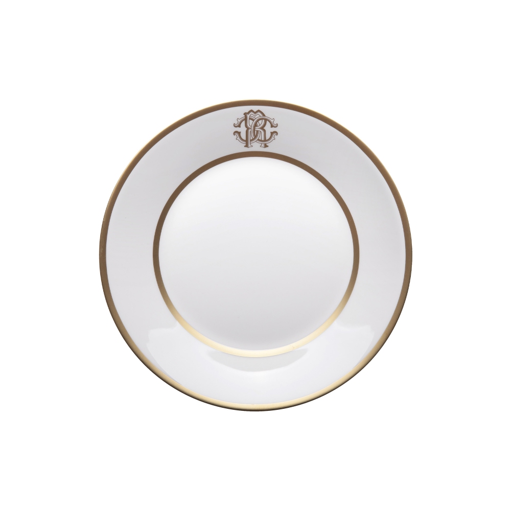 Roberto Cavalli Silk Gold set of 6 soup plates diam. 22 cm