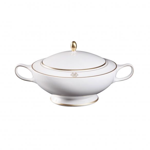Roberto Cavalli Silk Gold Soup Tureen