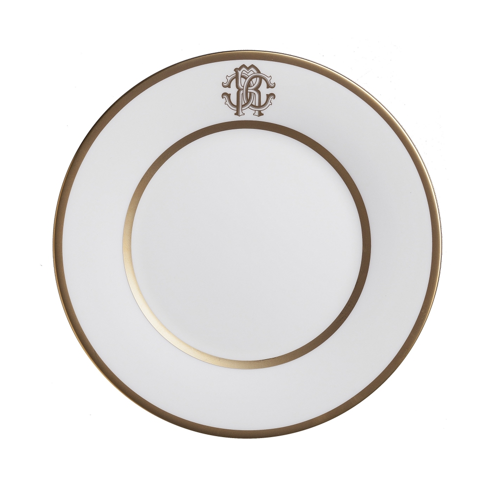 Roberto Cavalli Silk Gold Charger...