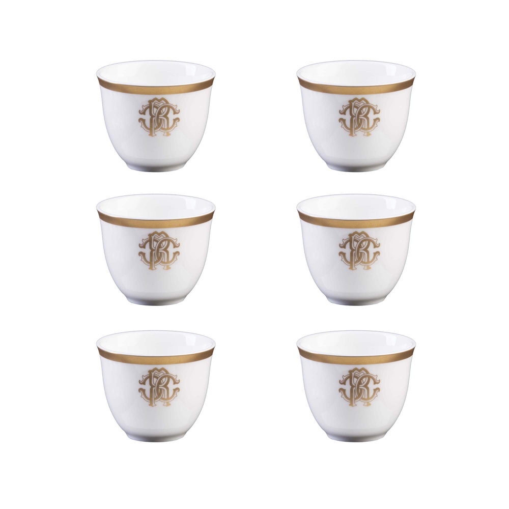 Roberto Cavalli Silk Gold Set of 6...