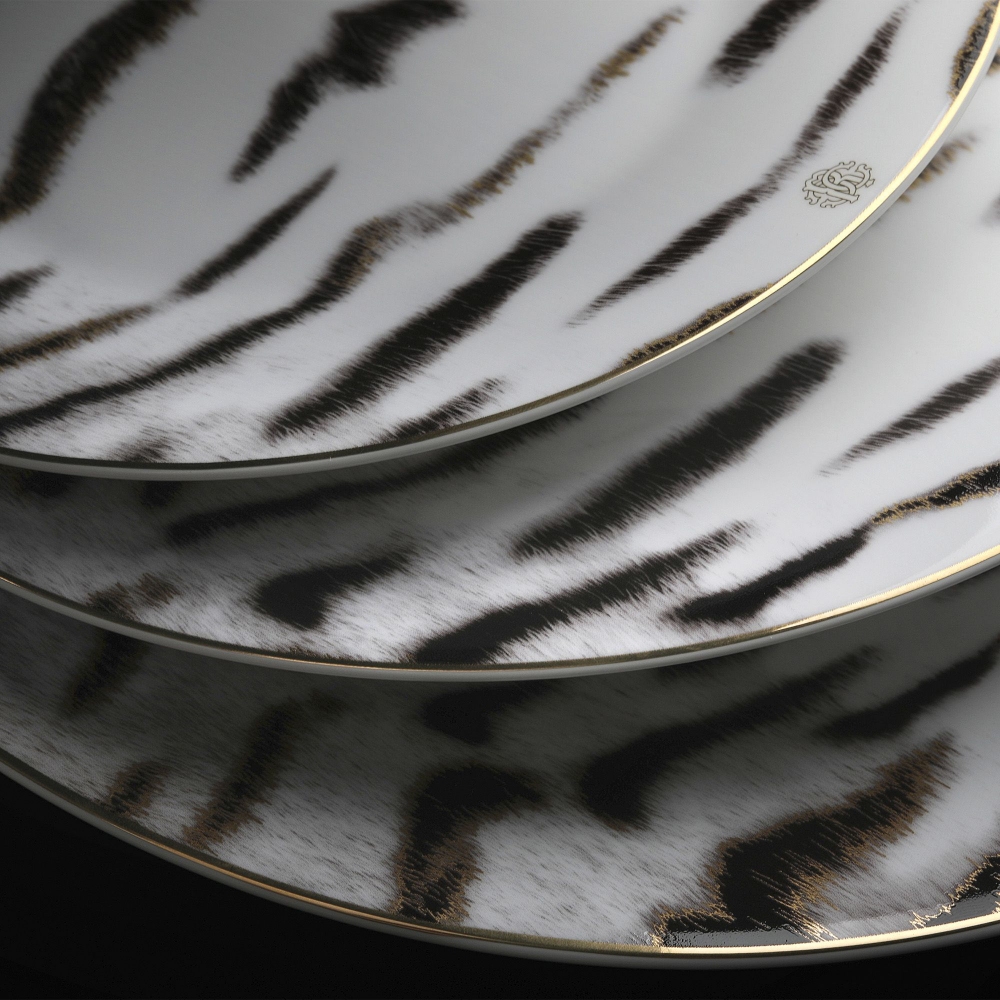 Roberto Cavalli Tiger Set of 6 soup plates diam. 22 cm