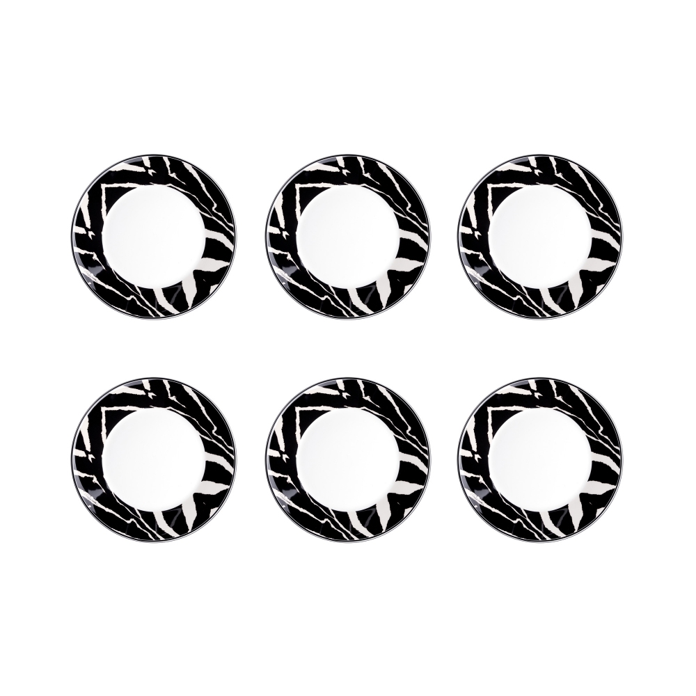 Roberto Cavalli  6 piatti fondi Zebra...