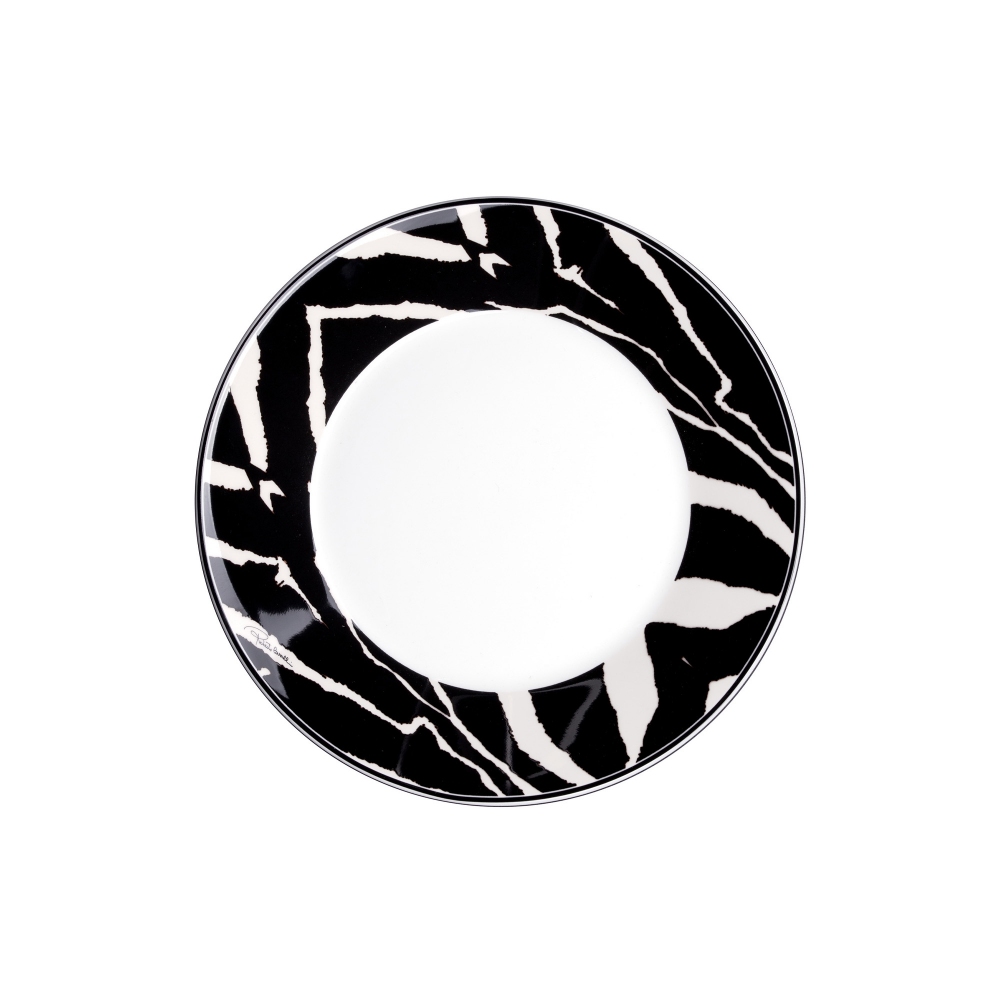 Roberto Cavalli Zebra set of 6 soup plates diam. 22 cm