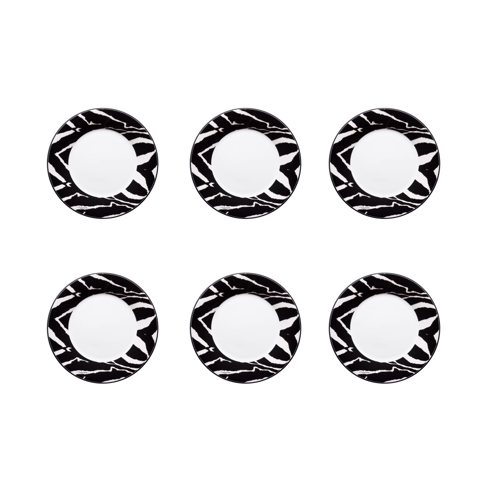 Roberto Cavalli Zebra set of 6...