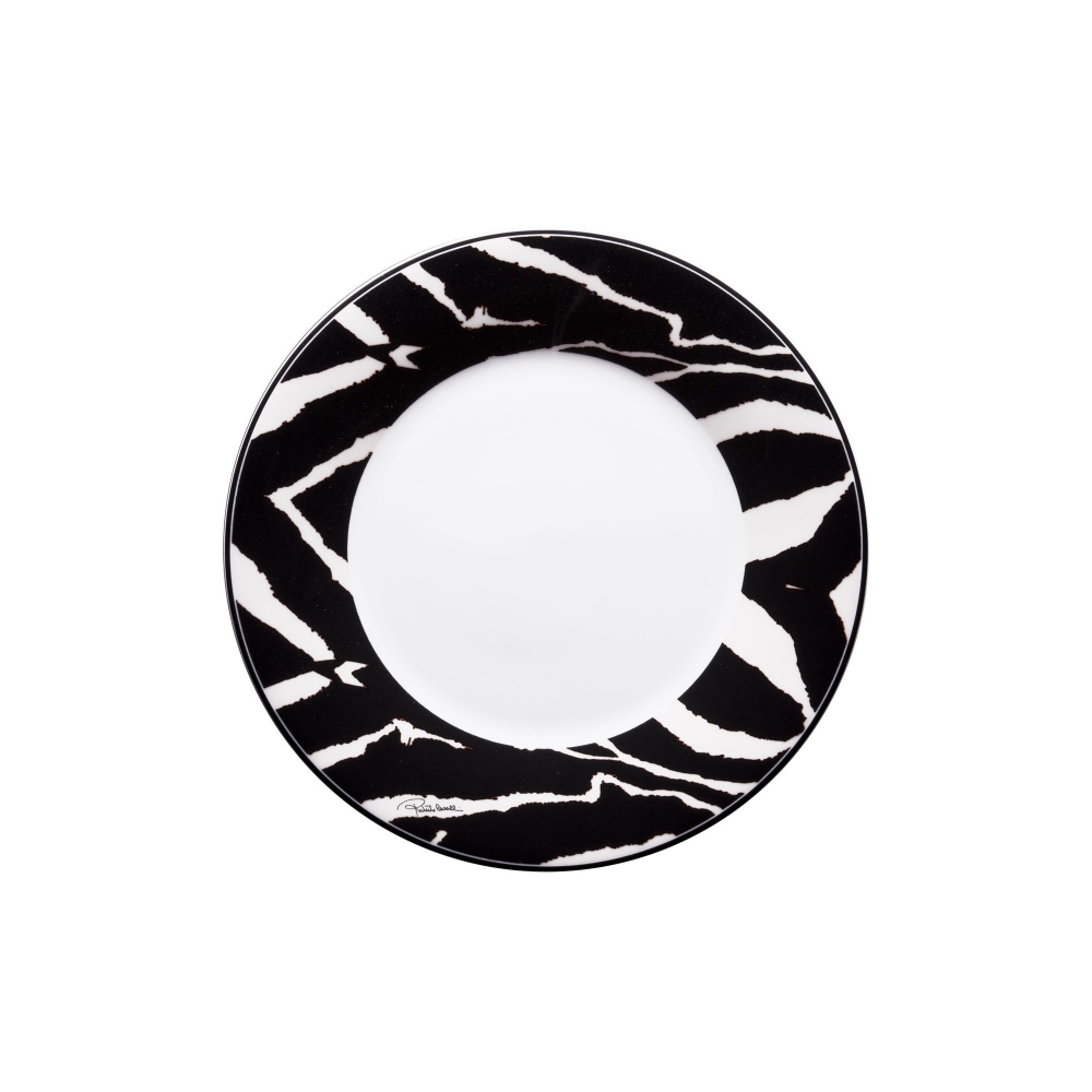 Roberto Cavalli Zebra set of 6 dessert plates diam. 21,5 cm