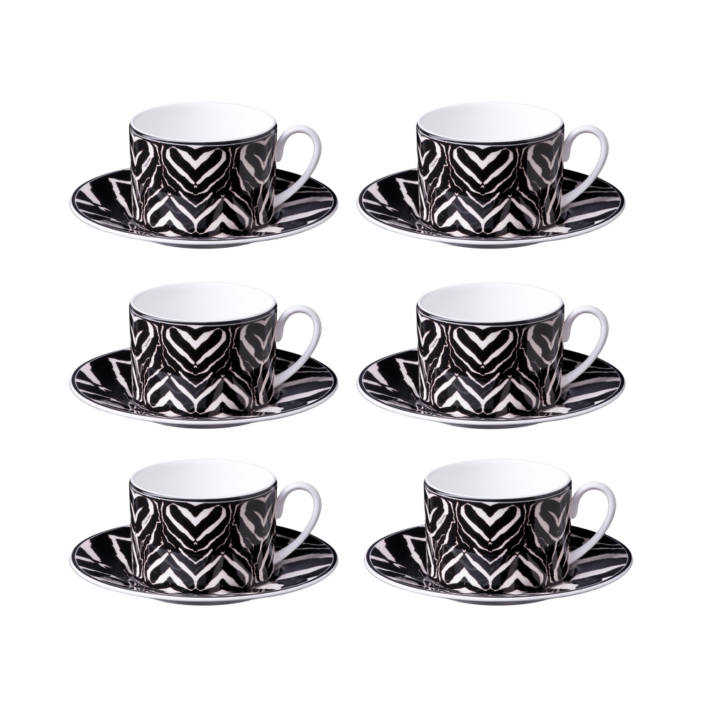 Roberto Cavalli  6 tazze da tè con...