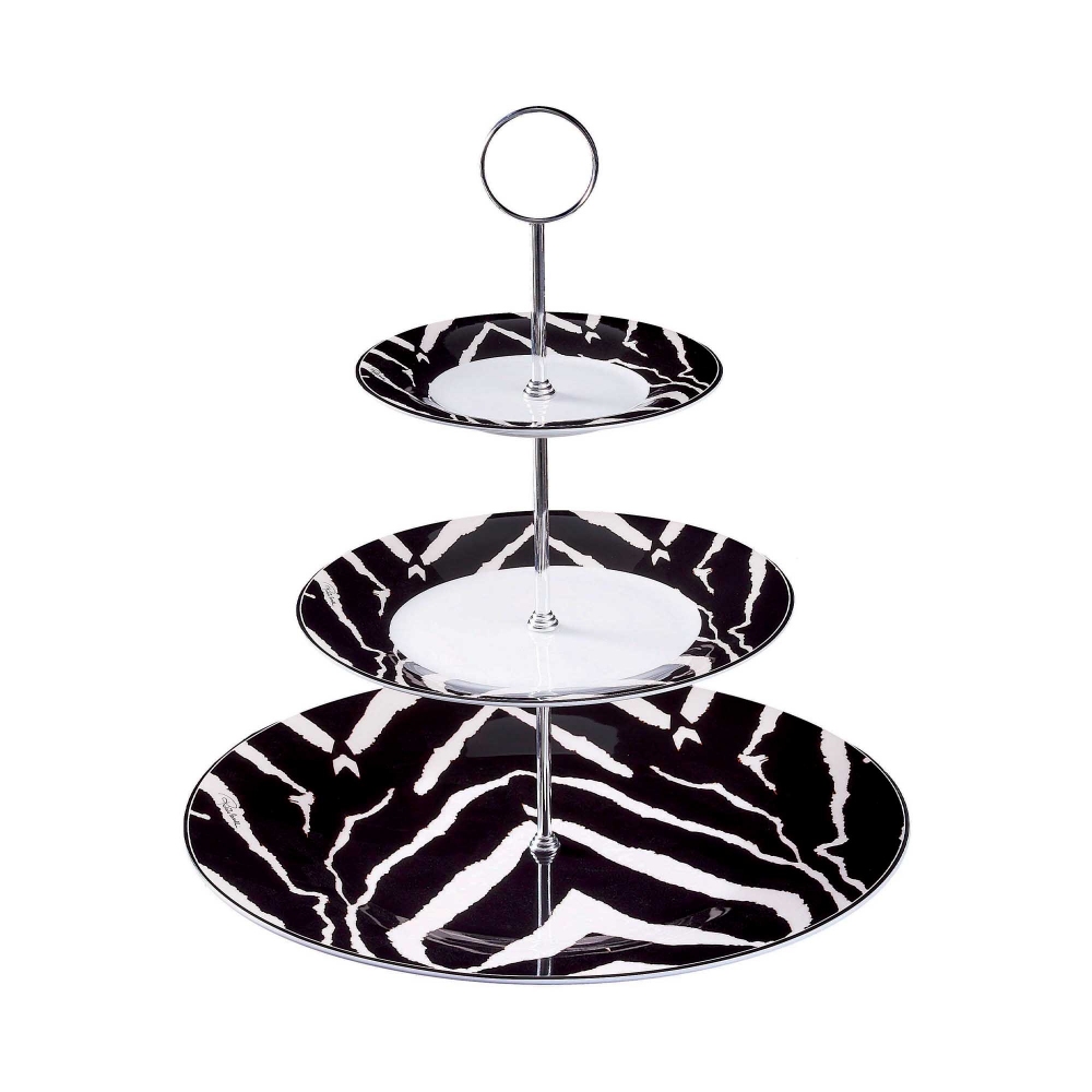 Roberto Cavalli Alzata a 3 livelli Zebra