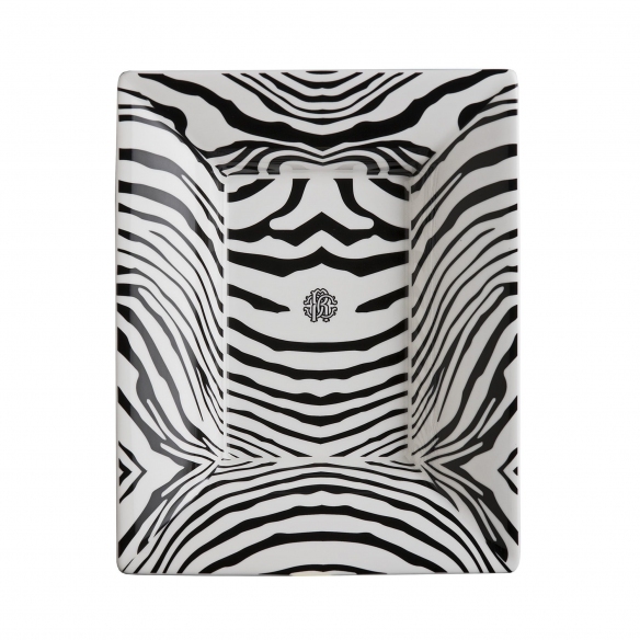 Roberto Cavalli Zebrage Rectangular Tidy Tray