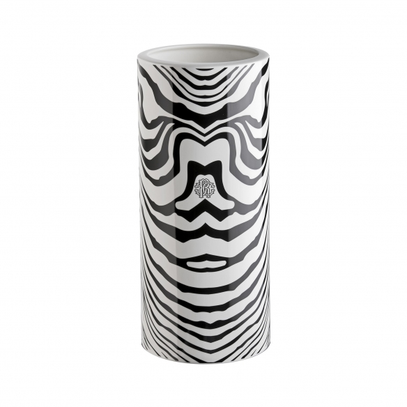 Roberto Cavalli Vaso grande Zebrage 36 cm